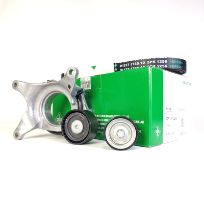 INA Tensioner + Wheel + Belt 2 pieces 2822000170/2829931200/suitable For Mercedes W177/W247