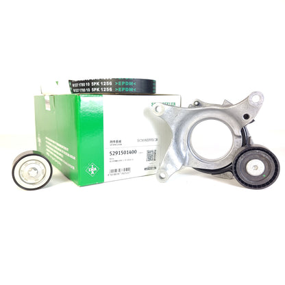 INA Tensioner + Wheel + Belt 2 pieces 2822000170/2829931200/suitable For Mercedes W177/W247